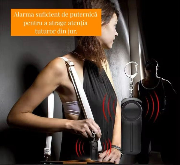Breloc cu alarmă puternică pentru autoapărare