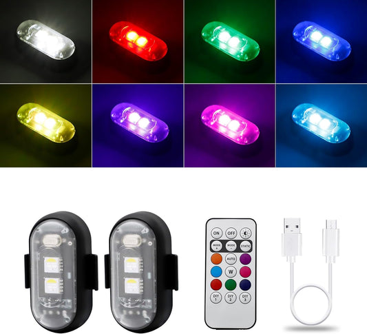 Mini Lumini LED RGB Reîncărcabile – Interior & Exterior