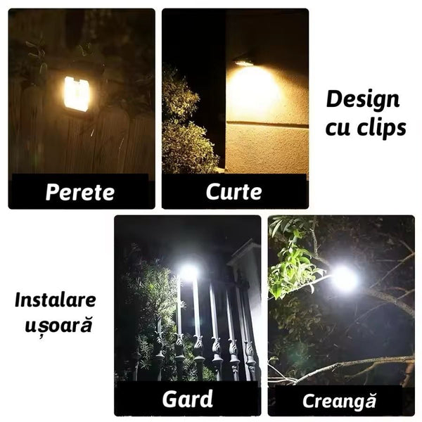 Lumină cu Senzor de Mișcare – Fără Cabluri, Se Prinde Oriunde