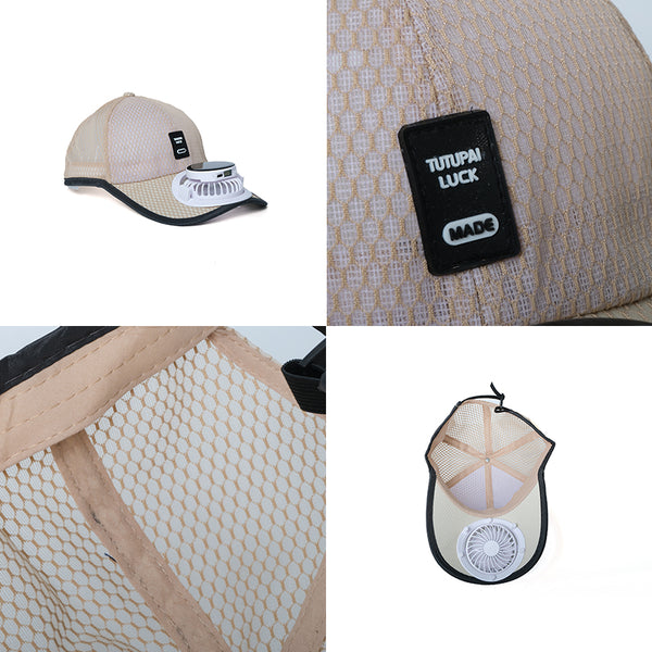 Șapcă cu ventilator solar – Răcoare instant în zilele caniculare