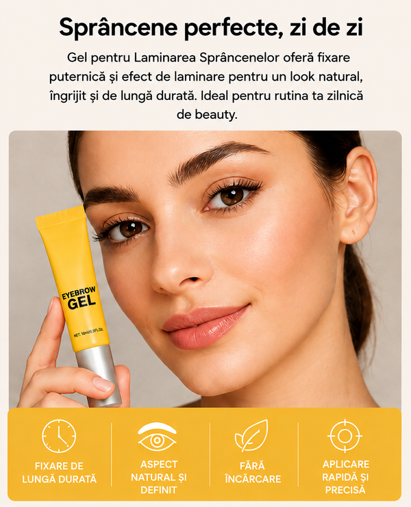 MALISA® Gel pentru Sprâncene + Perie Aplicatoare