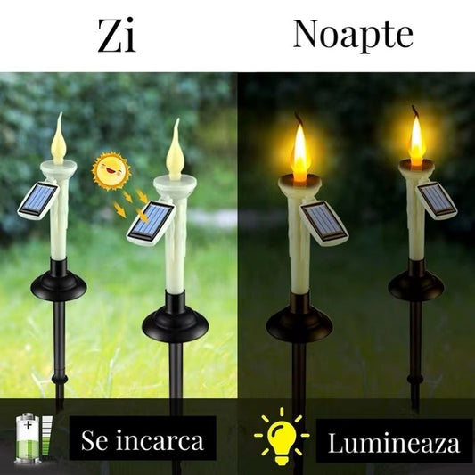 Lumânare Solară cu LED