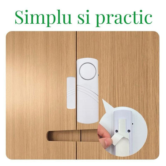 Alarmă multifuncțională cu funcție magnetică, ușor de instalat
